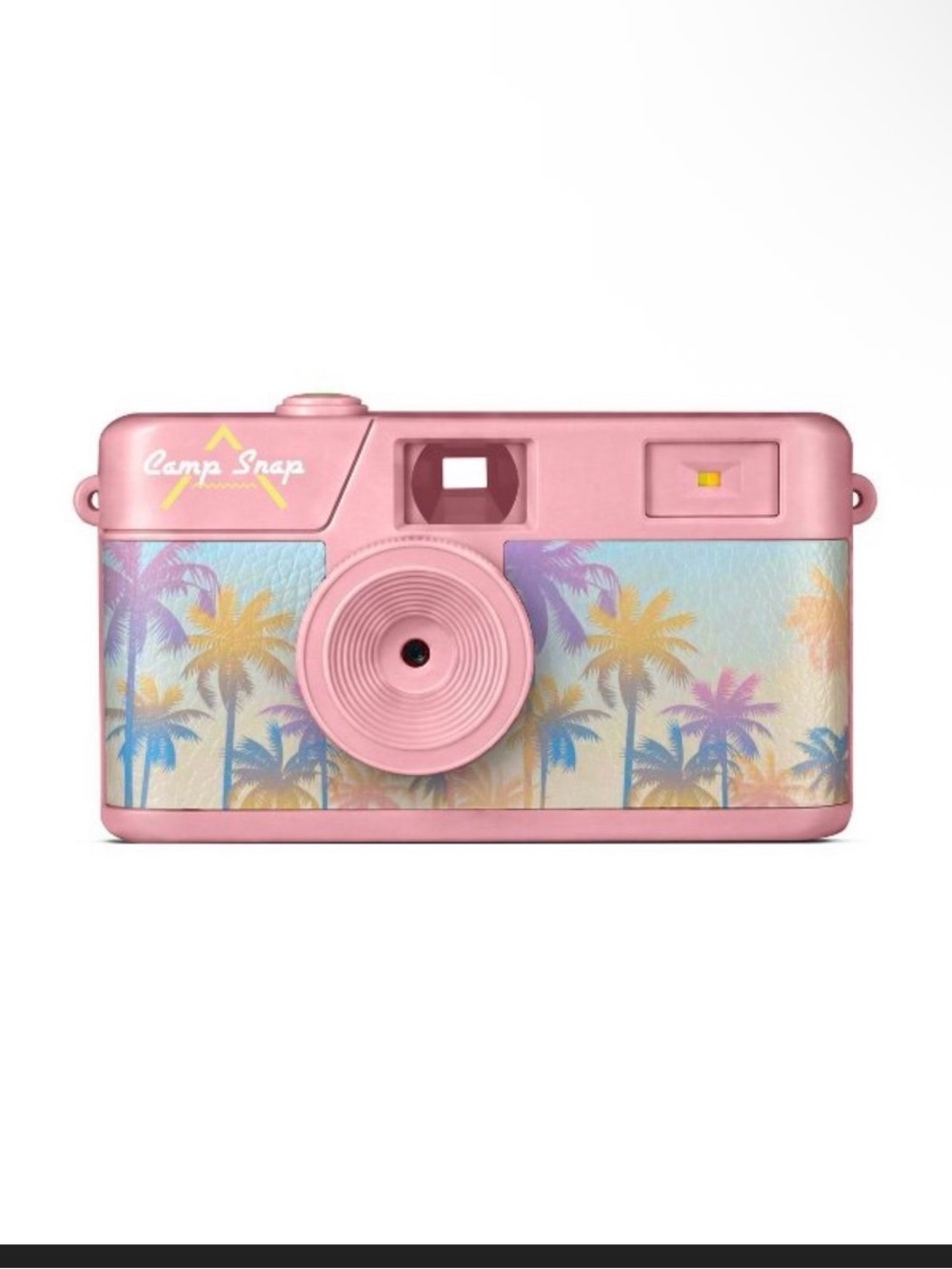 Camp Snap Palm-Print Pink Point & Shoot Film Camera